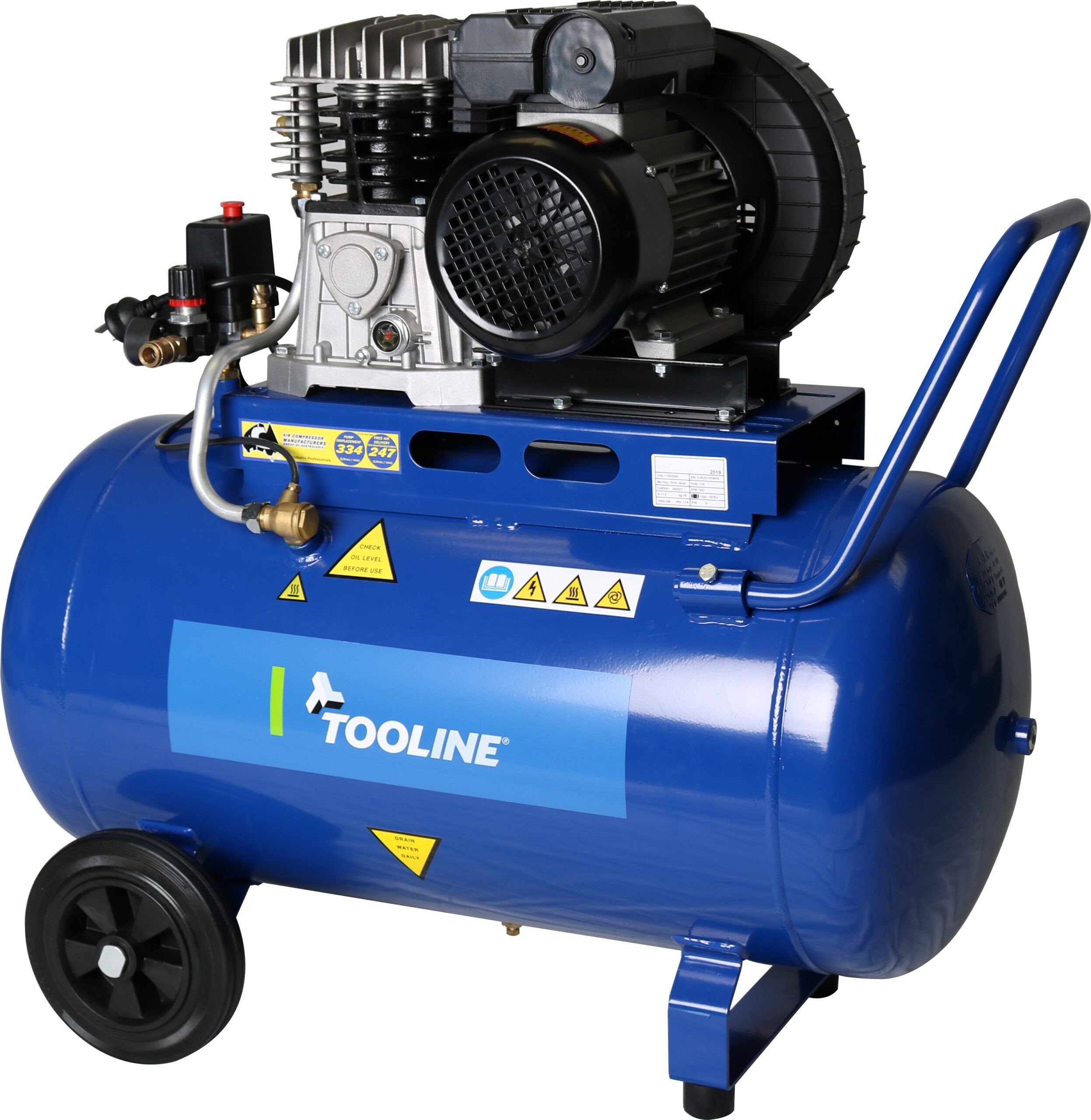 Tooline CCS100/360 100L Belt Drive Compressor;Tooline CCS100/360 100L Belt Drive Compressor