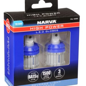 NARVA 12/24V BA15S LED GLOBES HP REV