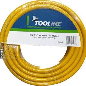 Tooline PVC 10m Air Hose With Fittings