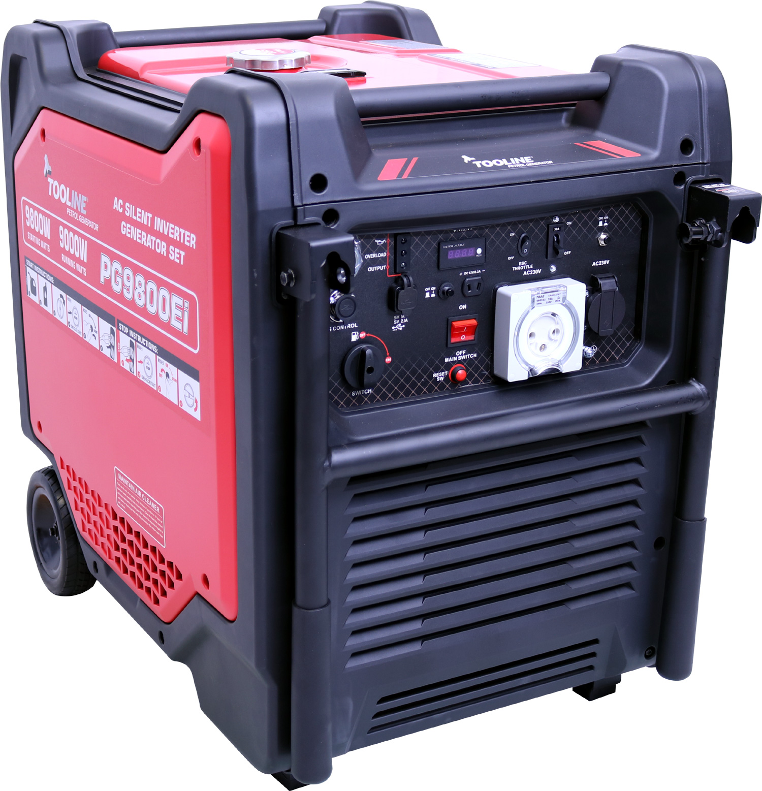 Tooline PG9800Ei 9.8kW Petrol Inverter Generator