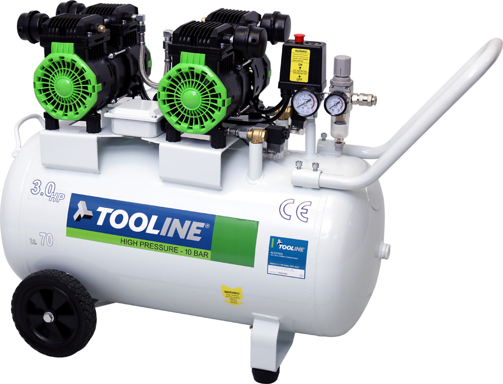 Tooline AC2270OL 70 Oilless Compressor