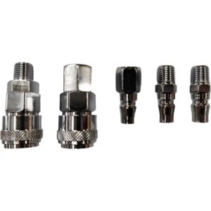 Tooline 5 piece Air Coupler Set Nitto;Tooline 5 piece Air Coupler Set Nitto