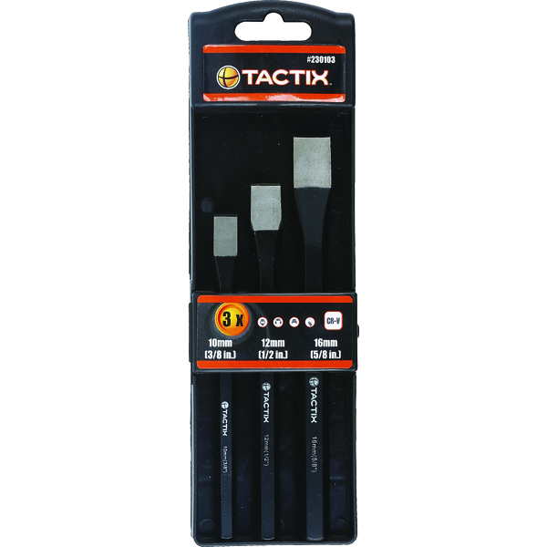 Tactix Cold Chisel 3pc Set