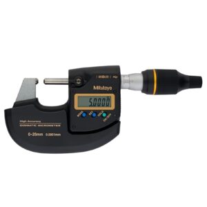 Mitutoyo High Accuracy Micrometer 0 - 25mm x 0.0001mm