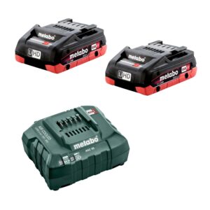 Metabo 18V 4.0Ah LiHD Twin Battery & Charger Kit