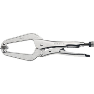 Teng 12in Long C-Clamp Lock Plier (NP) w/Swivel Pad