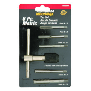6pc Metric Tap Set