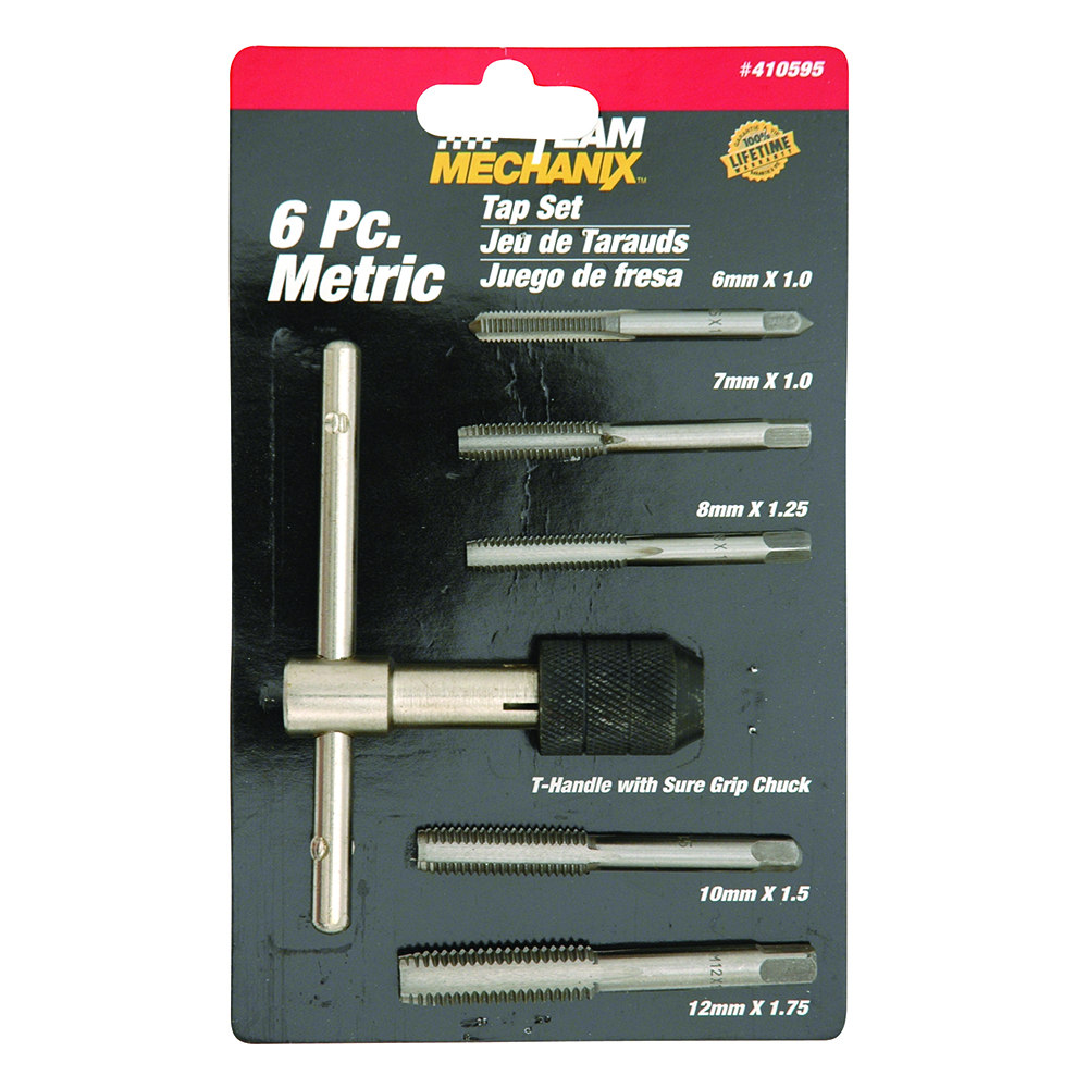 6pc Metric Tap Set