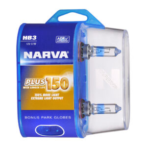 NARVA PLUS150 HB3 GLOBE 12V 60W TWIN PACK