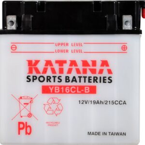 650132 - YB16CL-B Katana Premium Conventional 12Volt Motorcycle Battery 215CCA 175x100x175