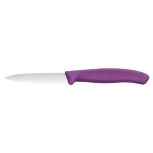 Victorinox Paring Knife 6.7635 - 8cm Wavy Blade Purple Handle