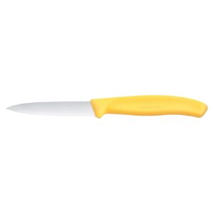 Victorinox Paring Knife 6.7638 - 8cm Wavy Blade New Yellow Handle