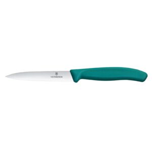 Victorinox Vegetable Knife 6.7734 - 10cm Wavy Blade New Green Handle