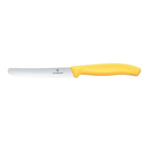 Victorinox Tomato & Sausage Knife 6.7838 - 11cm New Yellow Handle