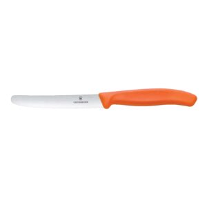Victorinox Tomato & Sausage Knife 6.7839 - 11cm New Orange Handle