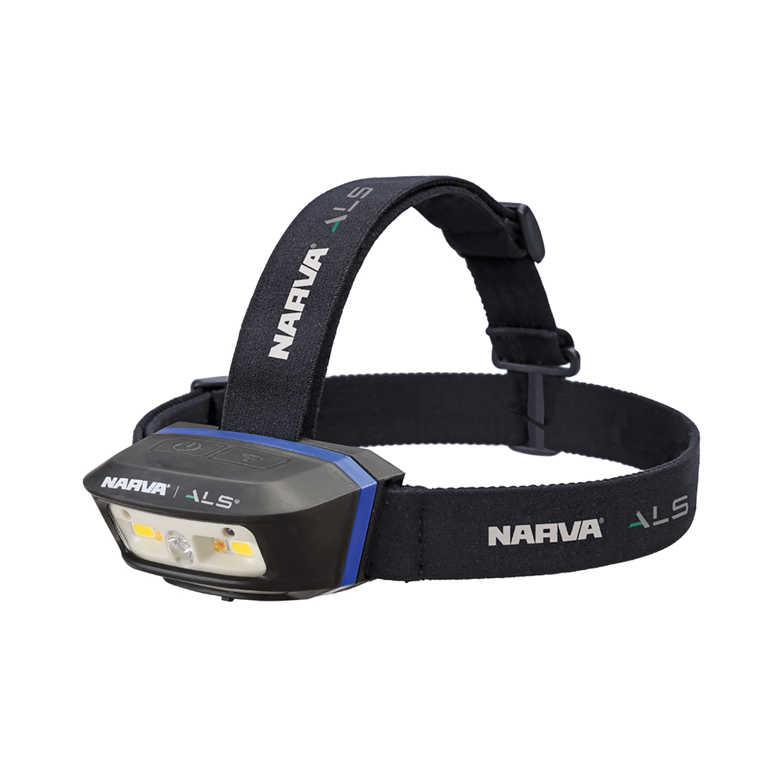 NARVA 180Lm DETACHABLE LED HEAD LAMP GREEN/RED