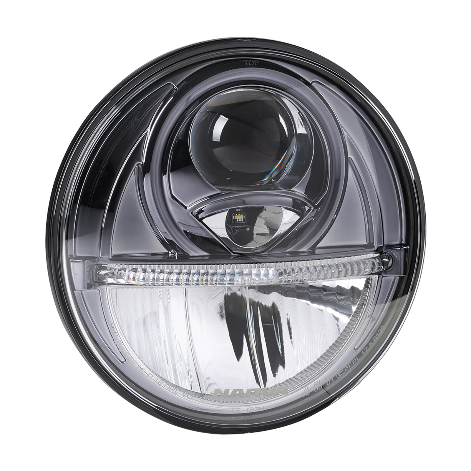 NARVA 7IN H4 HI/DRL LED INSERT 9-33V
