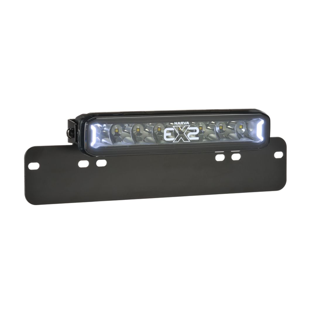 NARVA 10 INCH EX2B BLACKOUT LIGHTBAR LICENCE PLATE SINGLE ROW