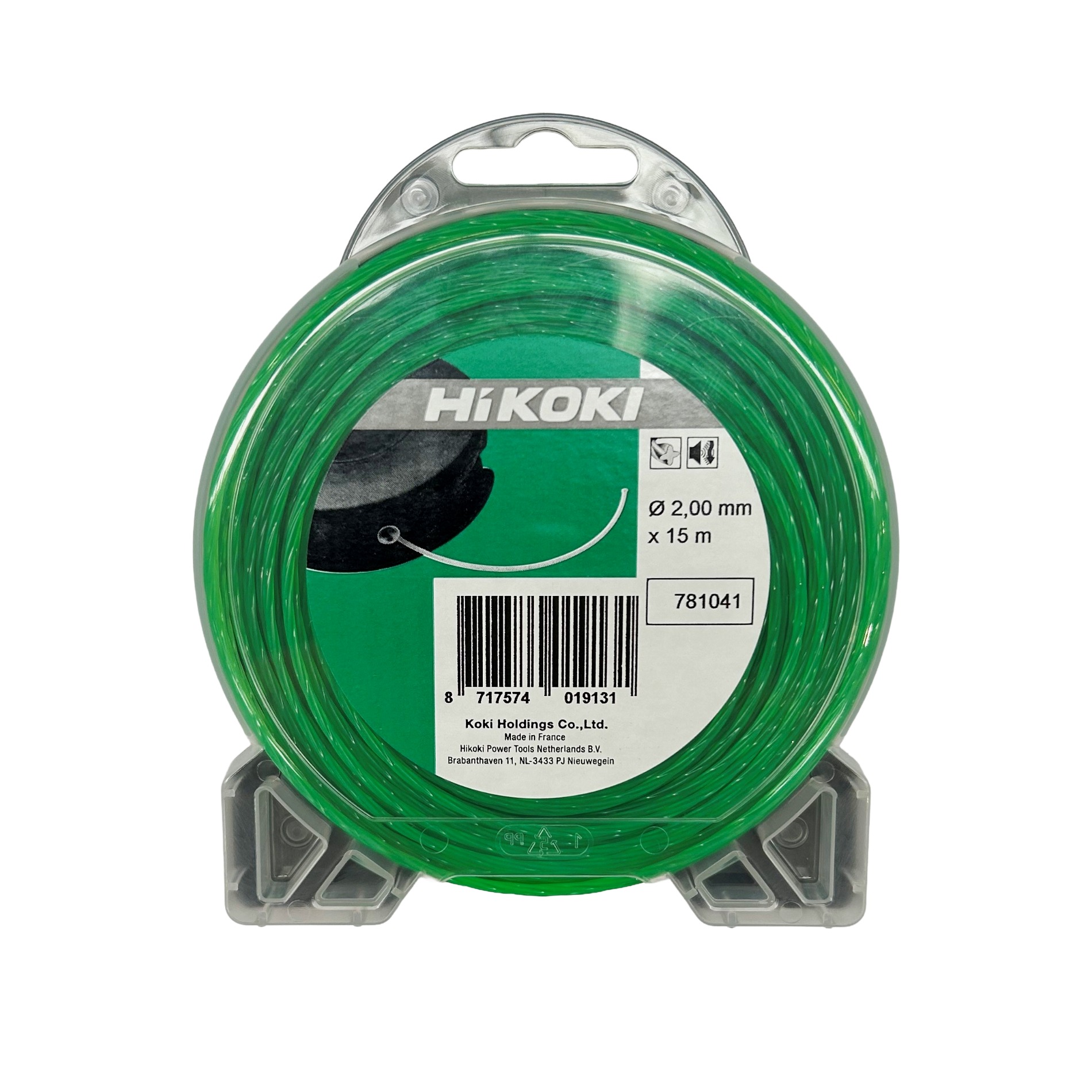 HiKOKI 15m Helicoidal Trimmer Line - 2mm Diameter
