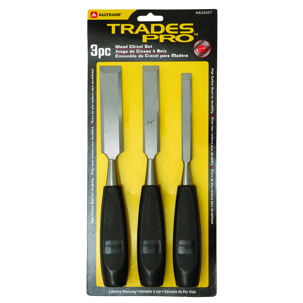 3pc Wood Chisel Set