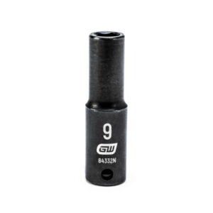 GEARWRENCH 9mm 3/8in. Drive 6-Point Metric Deep Impact Socket