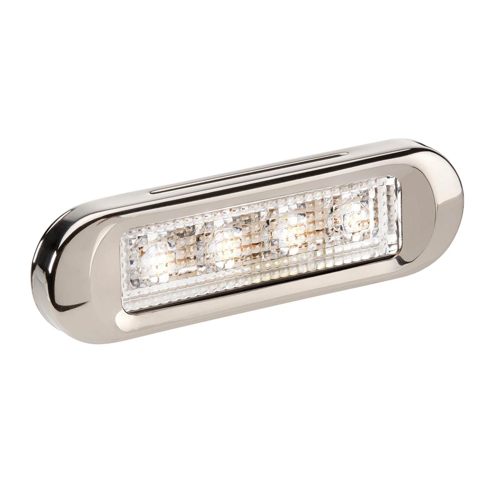 NARVA MDL8 LED FEOM (W) INC SS COVER