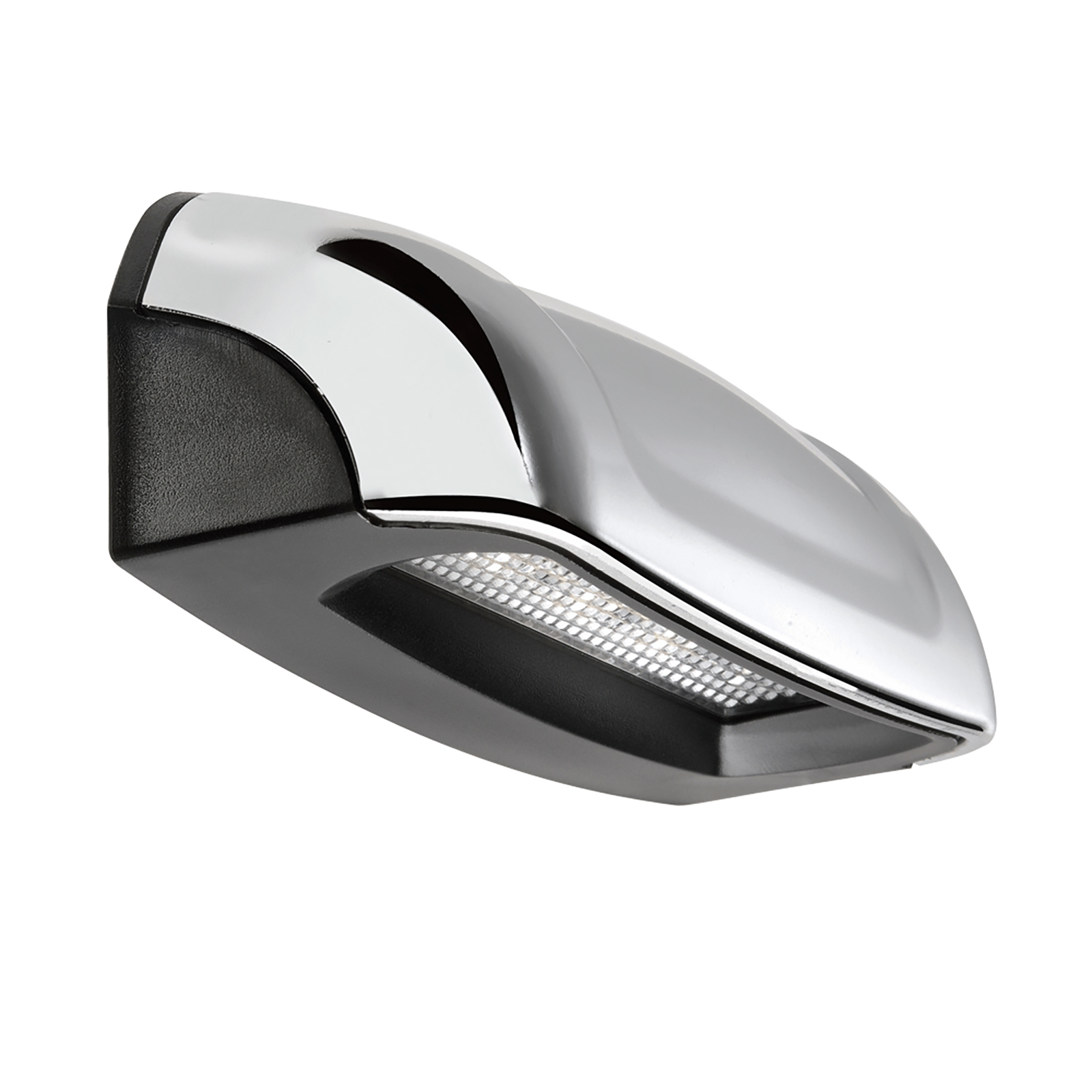 NARVA 10-30V MODEL 8 LED LICENCE PLATE LAMP CHROME/BLACK HOUSING