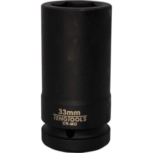 Teng 1in Dr. Deep Impact Socket 33mm Din