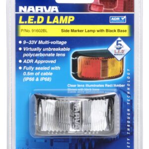 NARVA LED MV 16 S/MARKER RED/AMBER
