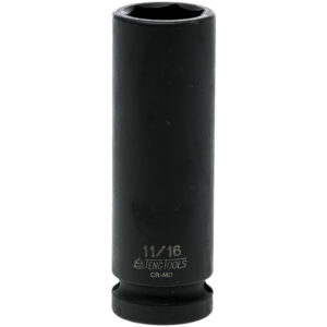 Teng 1/2in Dr. Deep Impact Socket 11/16in