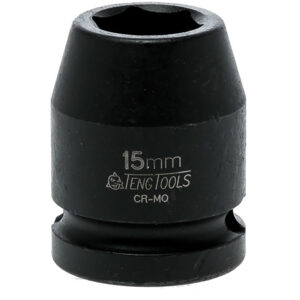 Teng 1/2in Dr. Impact Socket 15mm DIN