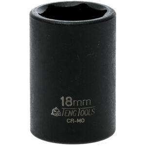 Teng 1/2in Dr. Impact Socket 18mm ANSI