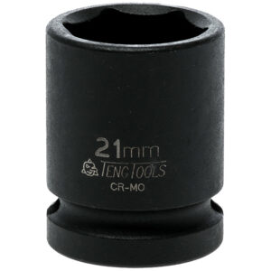 Teng 1/2in Dr. Impact Socket 21mm DIN