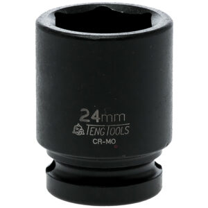 Teng 1/2in Dr. Impact Socket 24mm DIN