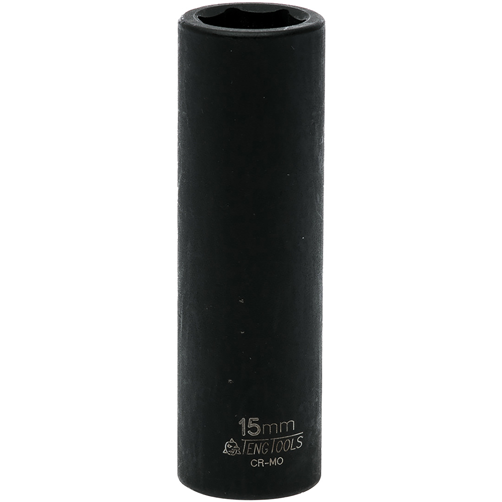 Teng 1/2in Dr. Deep Impact Socket 15mm ANSI