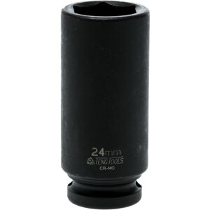 Teng 1/2in Dr. Deep Impact Socket 24mm DIN