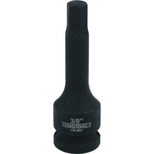 Teng 1/2in Dr. Hex Bit Impact Socket 3/8