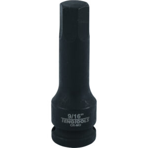 Teng 1/2in Dr. Hex Bit Impact Socket 9/16