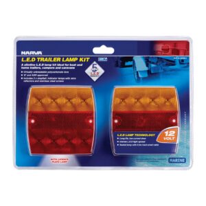 NARVA LED MODEL 34 SLIMLINE TRAILER LAMP KIT 12V