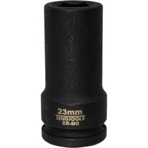 Teng 3/4in Dr. Deep Impact Socket 23mm DIN