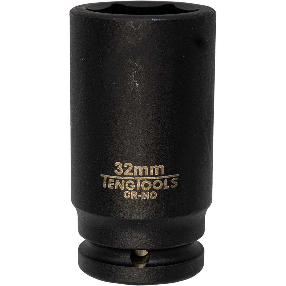 Teng 3/4in Dr. Deep Impact Socket 32mm DIN