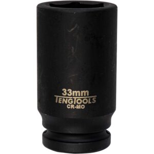 Teng 3/4in Dr. Deep Impact Socket 33mm DIN