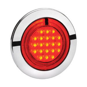 NARVA 9-33V MDL56 LED REAR STOP LAMP RED WITH RED LED TAIL RING