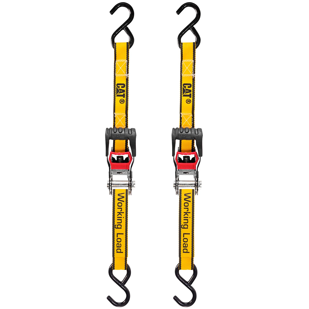 2pk Ratchet Tie-Down Strap - 400KG
