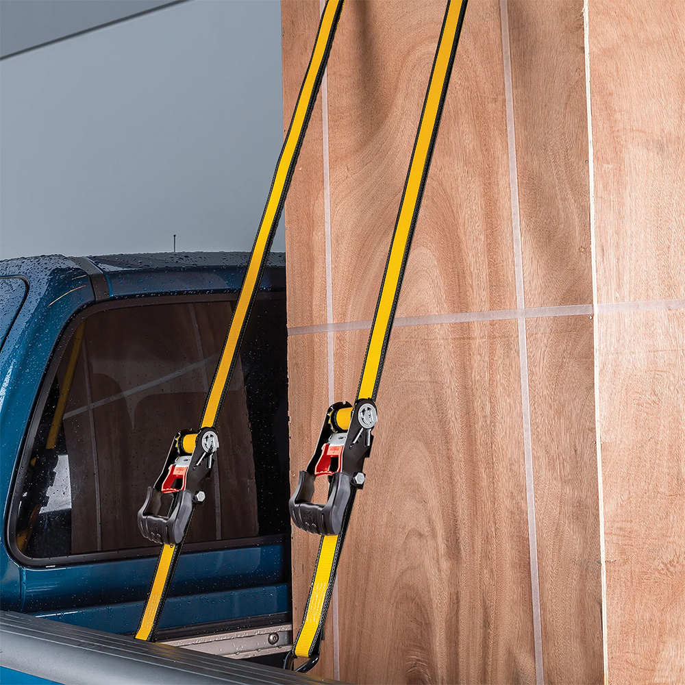 Cat 3.6M x 25mm, 2pk Ratchet Tie-Down Strap - 400KG - Image 5