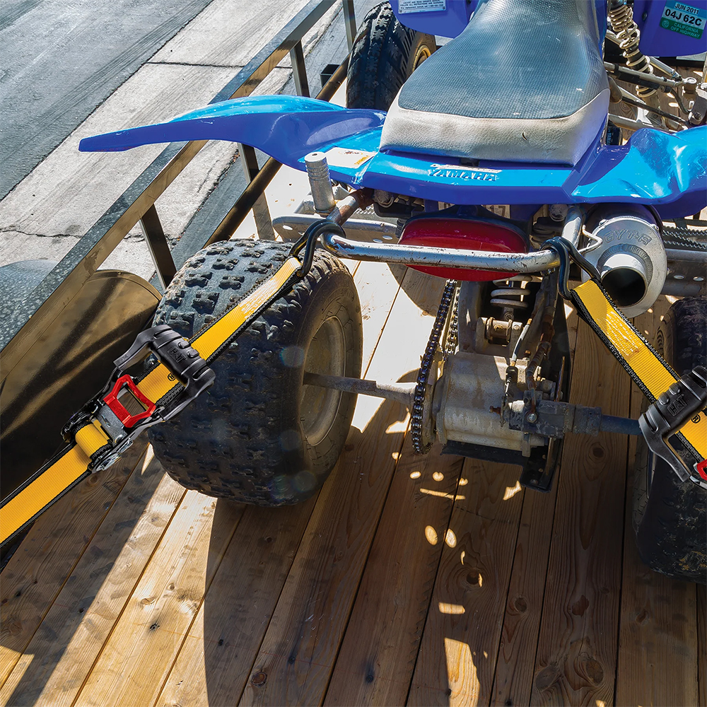 Cat 4.8M x 38mm, 2pk Ratchet Tie-Down Strap - 1,020KG - Image 5