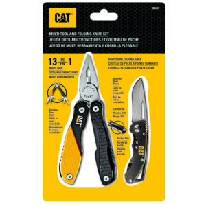 Cat Multi Tool and Folding Skeleton Knife Set