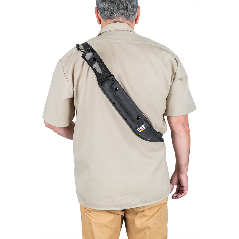 Cat 480mm Machete With Shoulder Strap & Sheath - Image 5
