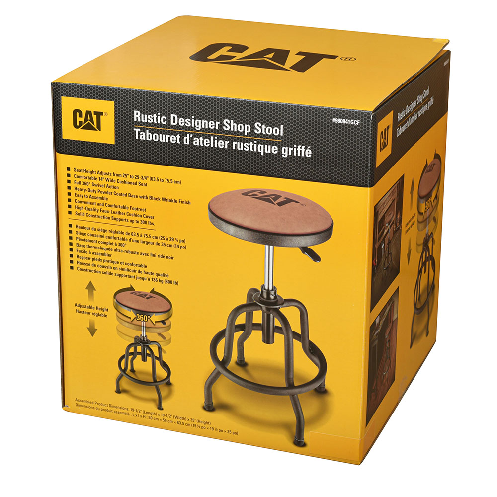 Cat Workshop Stool With Adjustable Height - Image 2
