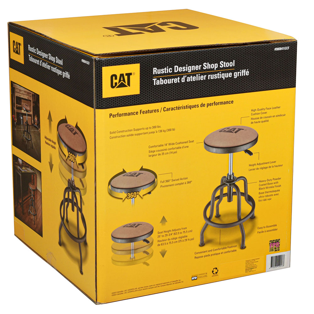 Cat Workshop Stool With Adjustable Height - Image 3